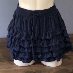 Blue Ruffle Skirt